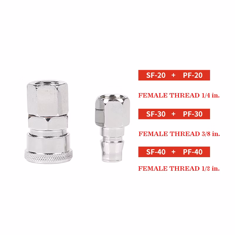 Pneumatic Hose Quick Coupler Release Connectors C-Type Japan Pneumatic Air Quick Connector