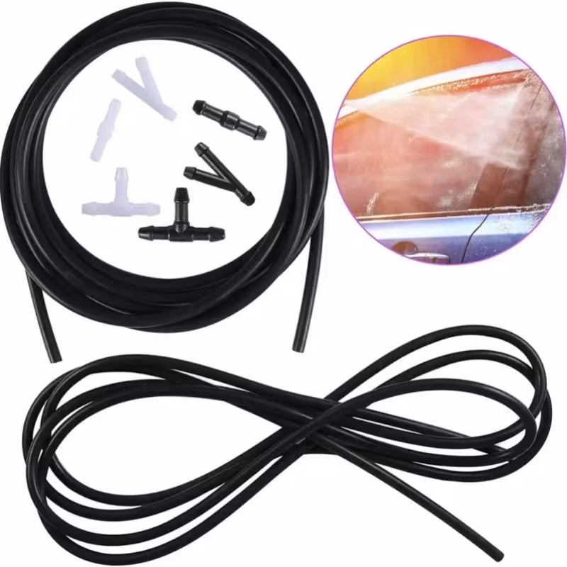 T/Y/I 3 Types Universal Joiner Pipe Connector Car Windshield Washer Nozzles Hose Water Tube Connector Air Fue Water Petrol