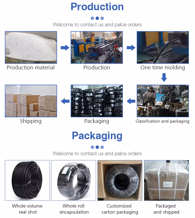 Flexible Insulation Plastic Tube Car Protection Industrial Electrical Wire Conduit PE/PP/PA Plastic Corrugated Hose PE Pipe