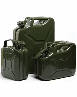 Plastic Fuel Petrol Diesel Jerry Can Canister with Flexible Spout 10L