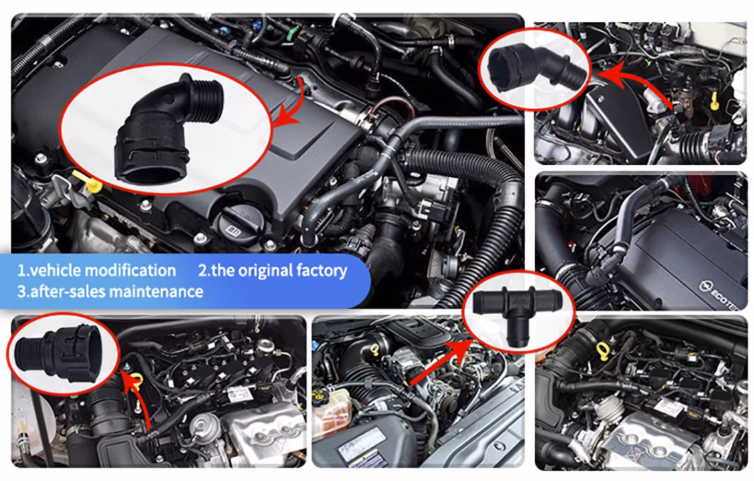 1712370 Engine Hose Connector Radiator for X3 M1 2006 4.4L Engine Pipe