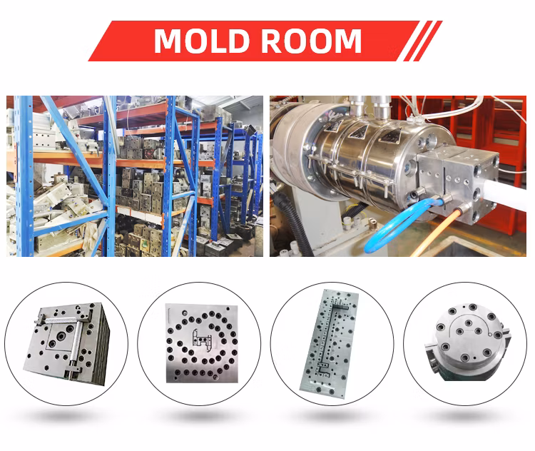 Manufacturers Customized Environmental Protection Anti-UV PVC Plastic Extrusion Square Pipe