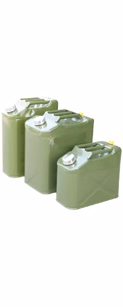 Plastic Fuel Petrol Diesel Jerry Can Canister with Flexible Spout 10L
