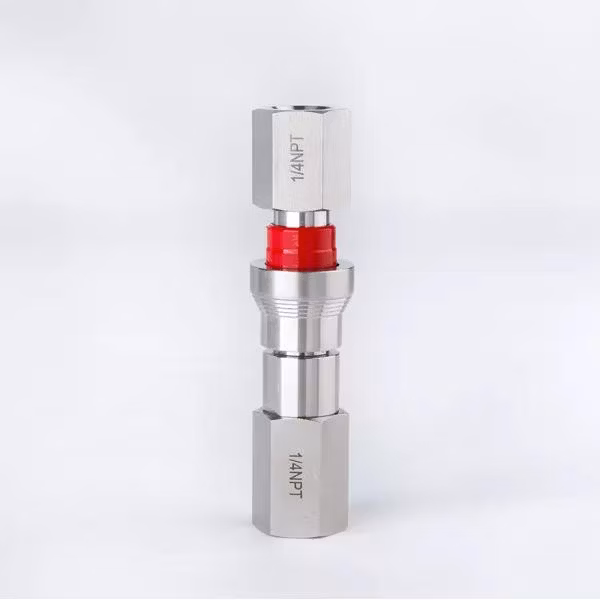 Stainless Steel 316 Metal Connectors High Pressure Instrument Tube &amp; Pipe Fittings Supplier Instrumentation Quick Release Couplings