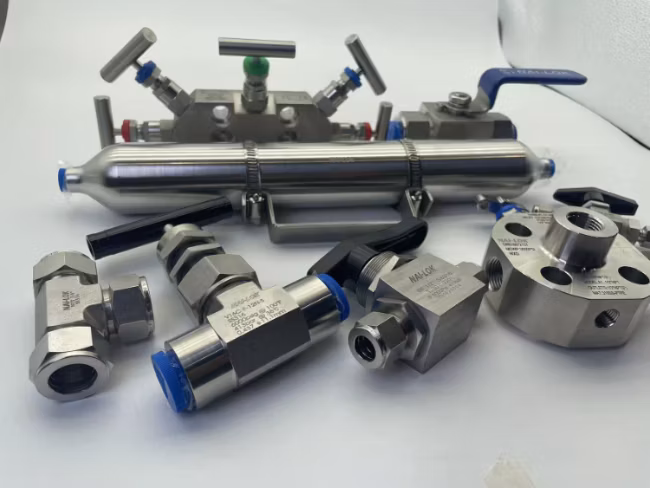 Stainless Steel 316 Metal Connectors High Pressure Instrument Tube &amp; Pipe Fittings Supplier Instrumentation Quick Release Couplings