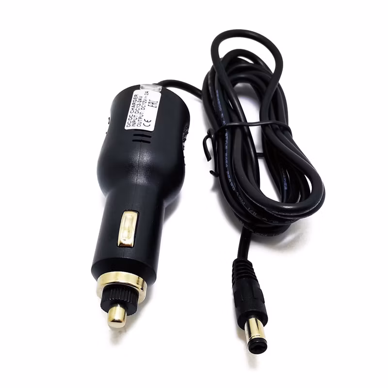 Universal 12V-24V Cigarette Lighter Plug DC 12V 2A Car Charger Power Adapter Charger with Cable