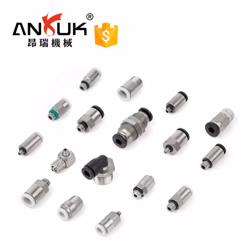 Pneumatic 4mm-12mm Union Elbow Push in Elbow Nylon Tube Connector Fitting
