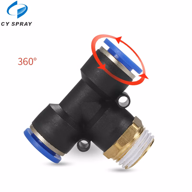 High-Quality Brass and Nickel Pneumatic Connectors Atomization Joint for Gardens