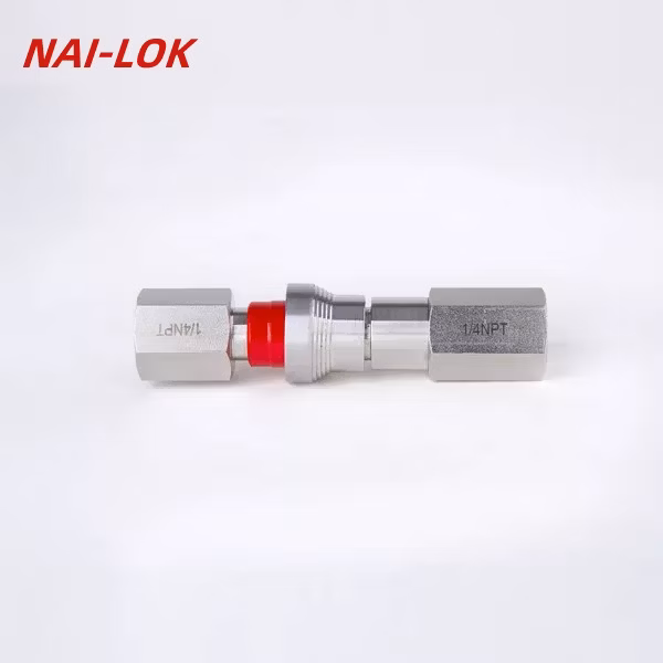 Stainless Steel 316 Metal Connectors High Pressure Instrument Tube &amp; Pipe Fittings Supplier Instrumentation Quick Release Couplings
