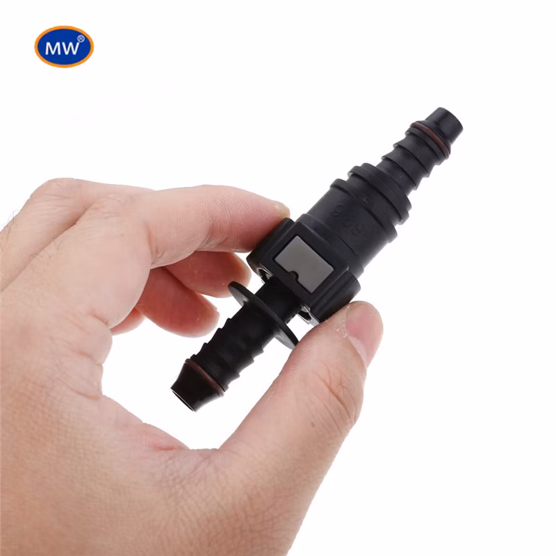 New Arrival Nylon Fuel Line Rubber Hose Coupler 8mm 9.89 Auto Car Fuel Line Hose Coupler Quick Release Connect Connector