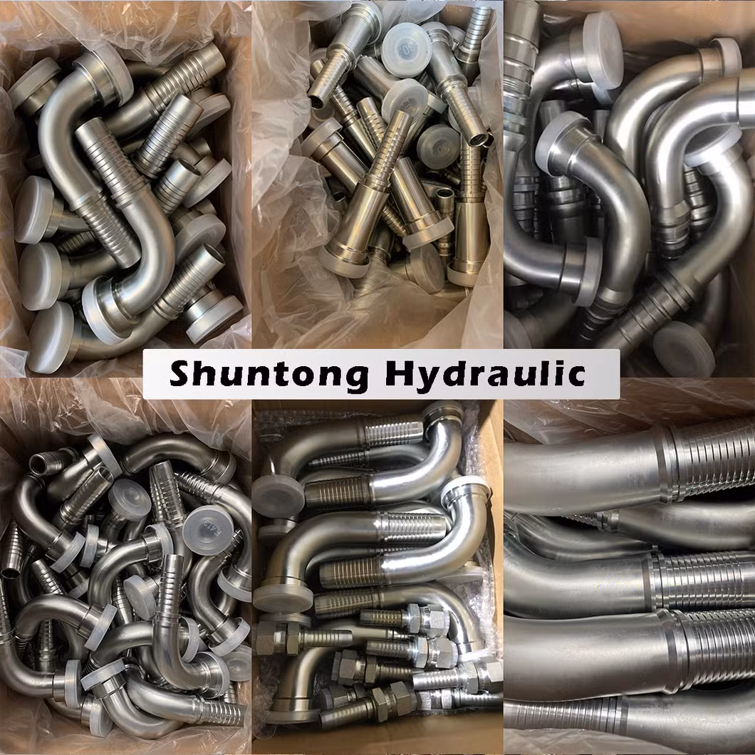 Hydraulic Hose Fitting SAE Flange 9000 Psi Hydraulic Hose Ends Hydraulic Parts Made in China