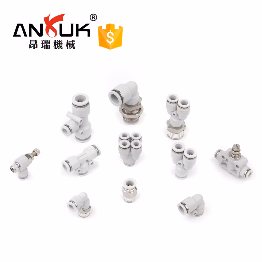 Pneumatic 4mm-12mm Union Elbow Push in Elbow Nylon Tube Connector Fitting
