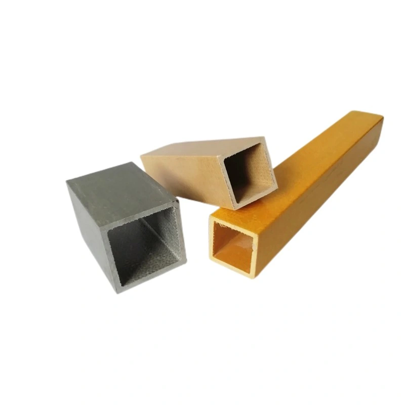 FRP H Profile Roof Supporting Square Fiberglass Tubing