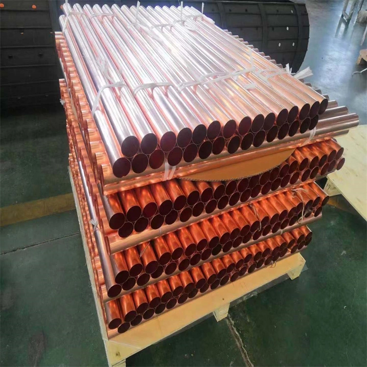 ASTM C12200 Seamless Copper Pipe Brass Tube Air Conditioner Refrigerator 1/4 3/8 1/2 Inch Copper Bar/Plate/Tube/Pipe