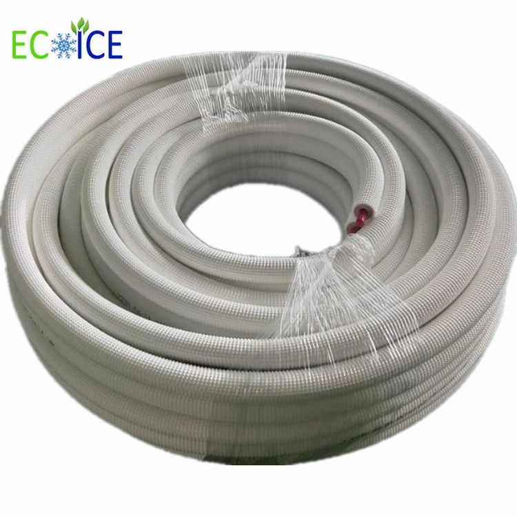 HVAC Capillary Copper Tube Roll Residential Refrigeration Air Conditioner PE Insulated Copper Tube