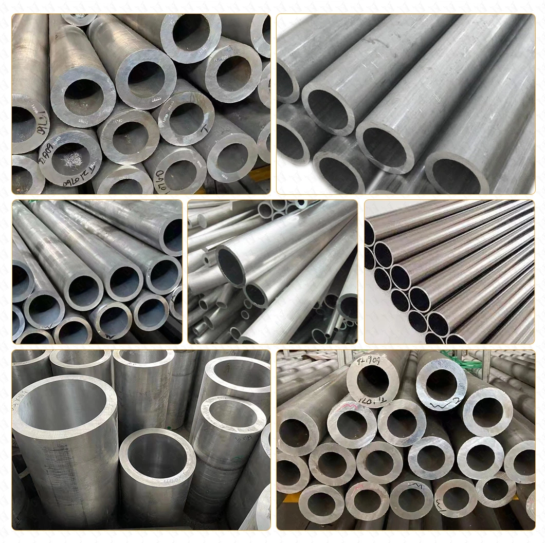 6063t5 Anodized Aluminum Rod Pipe Small Diameter Aluminum Profile Rectangular Tubing for Furniture