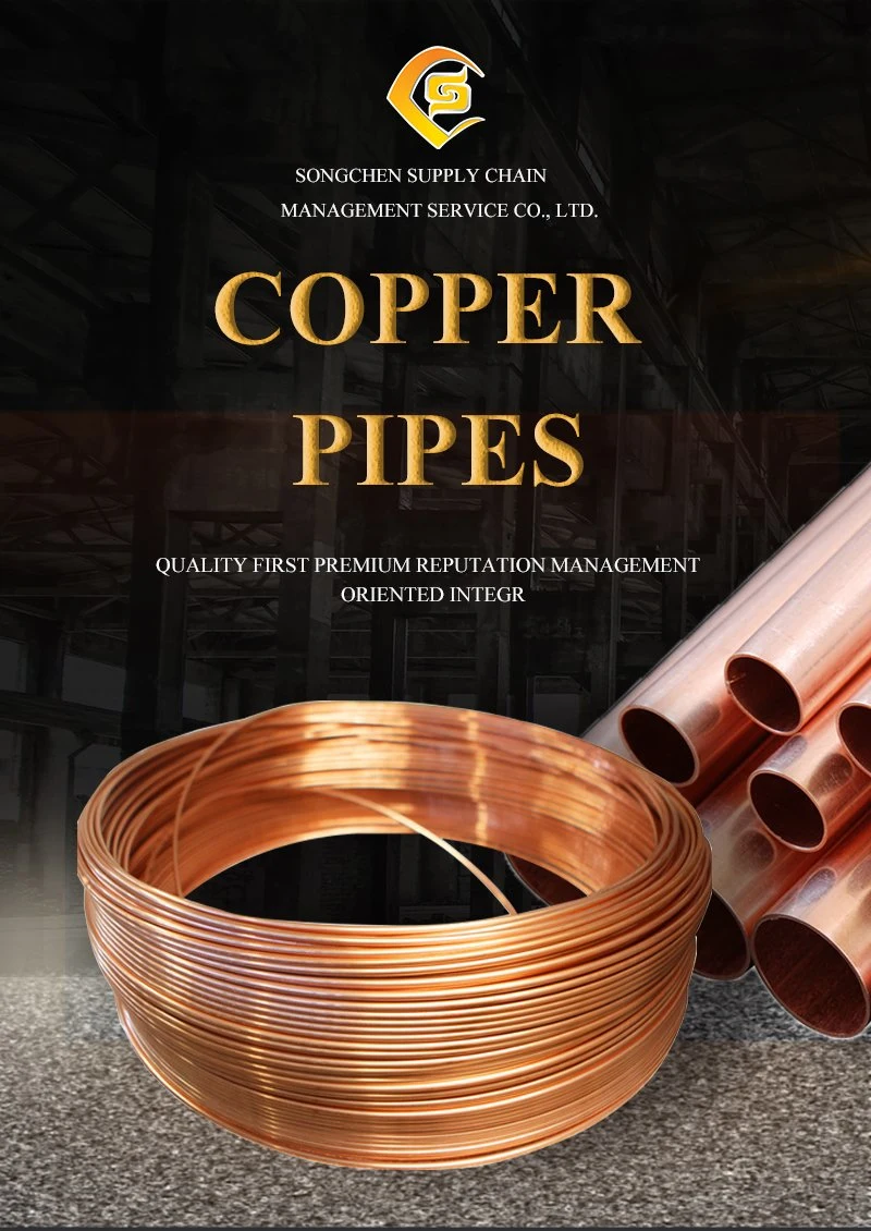 China Industrial Pipe Copper 3/8 11/8 Customized Water Gas Copper Pipe Tube