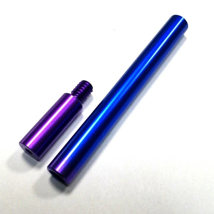 OEM Custom Anodization Internally Threaded Aluminum Tube CNC Machining Parts Services