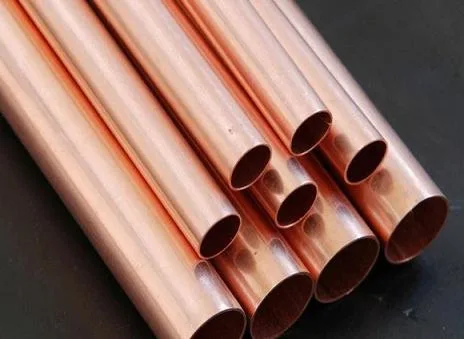 C10100 Hot/Cold Drawn Pure Straight Rigid 99.99% Content Hollow Copper Pipe/Tube for Air Conditioner