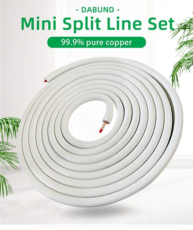 HVAC Line Sets Pre-Insulated Copper Tube Split AC Copper Tubing