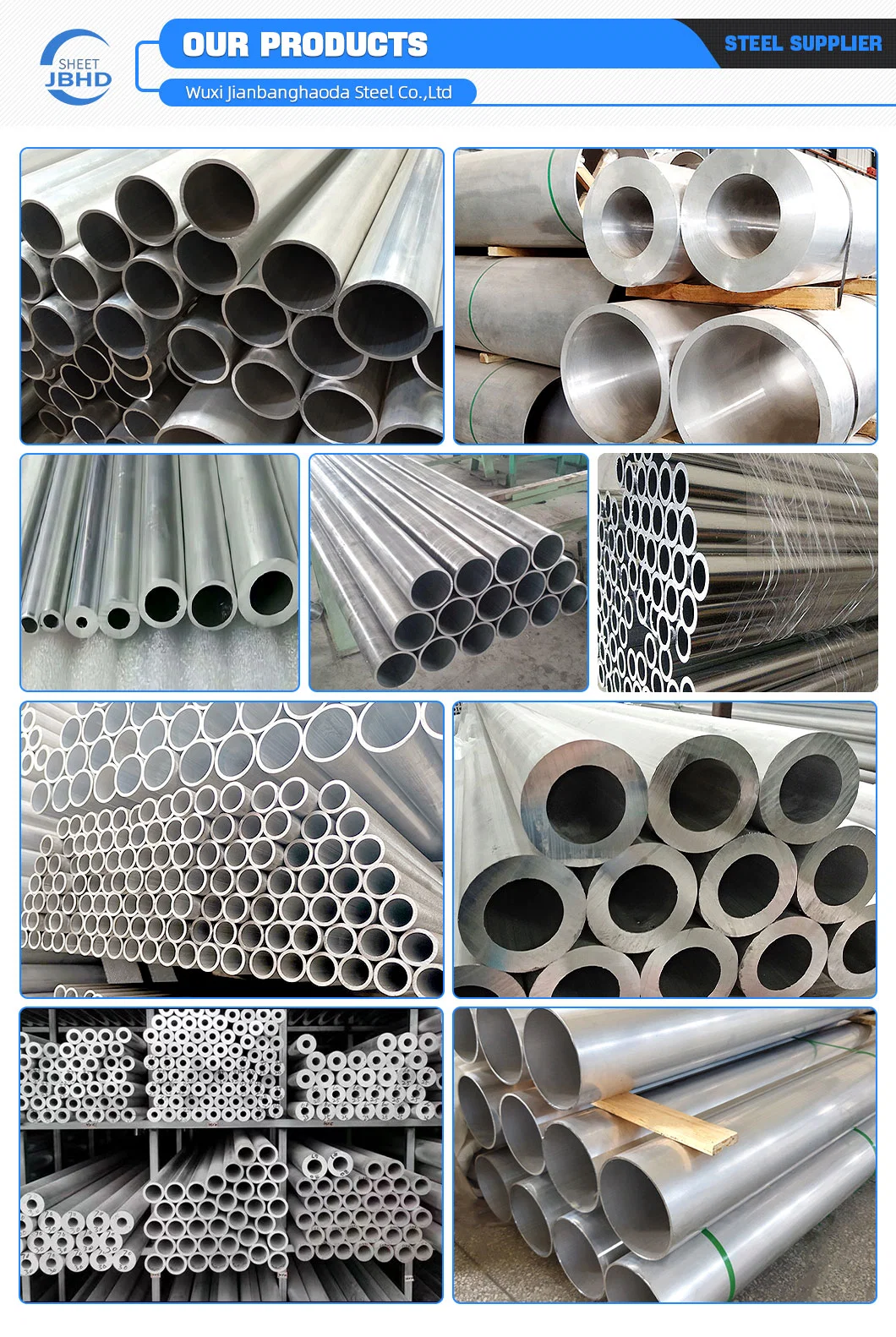 Customized Color Gold Aluminium 6061 6063 7075 Anodized Aluminum Pipes and Seamless Tubes Extruded Hollow Manufacturer