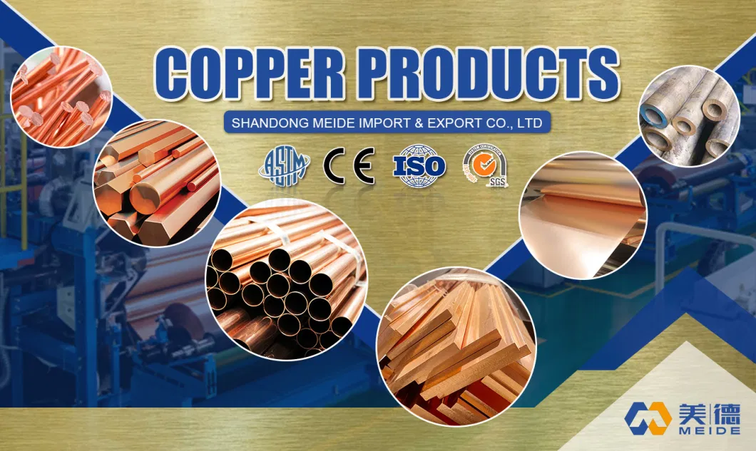 Cusn2 C50700 C5071 Cusn4zn2 C51000 C5102 Cusn5 Bendable Seamless Copper Pipe