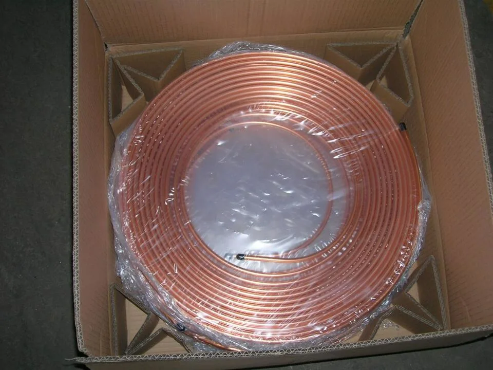 C11000 C10100 AC Refrigerator 4mm 6mm Copper Tube