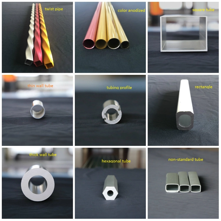 China Factory Aluminum Extrusion Cylinder Tube