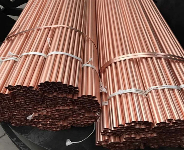 Copper Tube for Drilling Machine Brass Yellow Material Water Origin Type Straight Copper Pipe