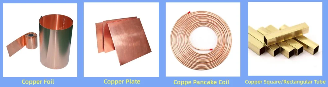 C10100 C10200 99.9% Pure Copper Tube / C11000 Copper Pipe Price