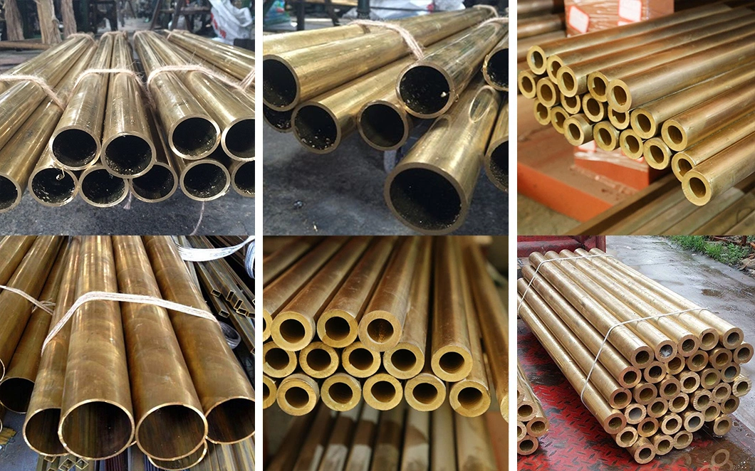 Linxu High Quality OEM Sizes Tubes Small Hollow Pipe Polished Brass Tube