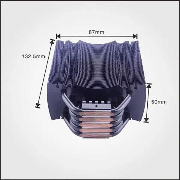 LED High-Power Stage Light Photography Light Fin Multi-Copper Tube Radiator