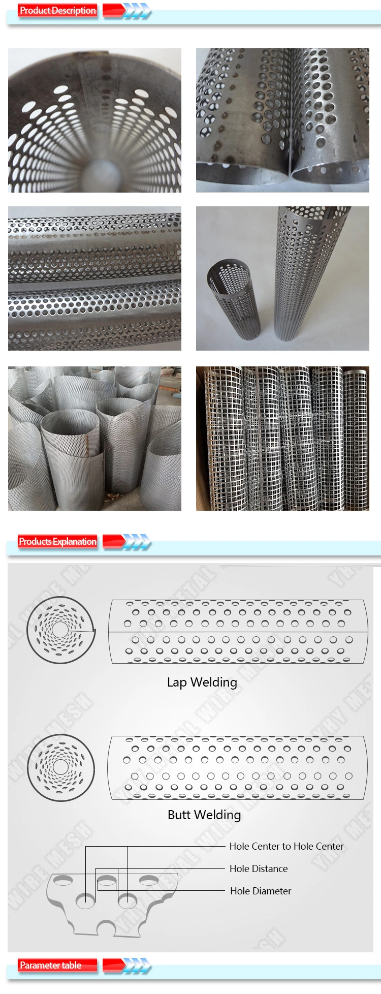 Aluminum Perforated Metal Tube