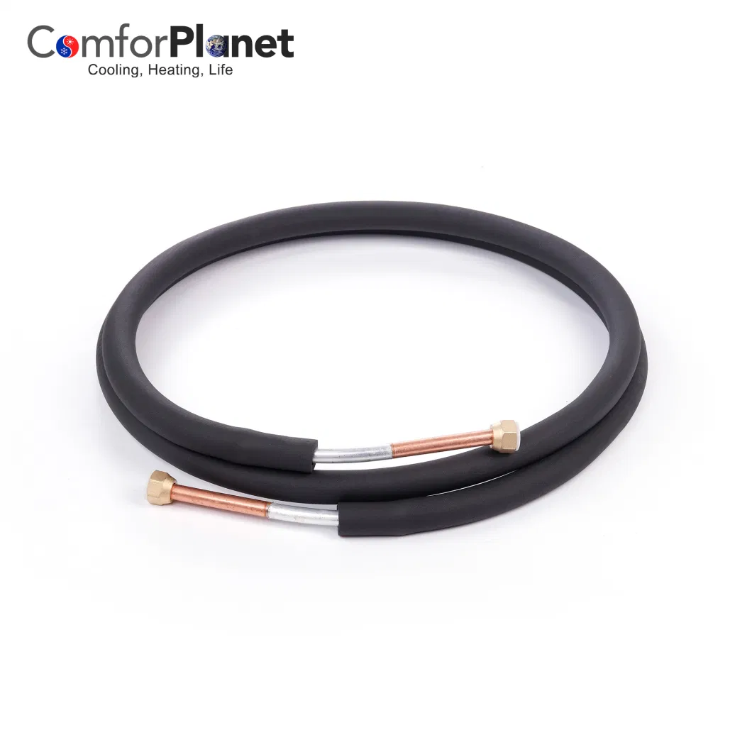 Air Conditioner Round Customized PVC Coated Copper Tube for Refrigerant Plastic Coated Copper Tube