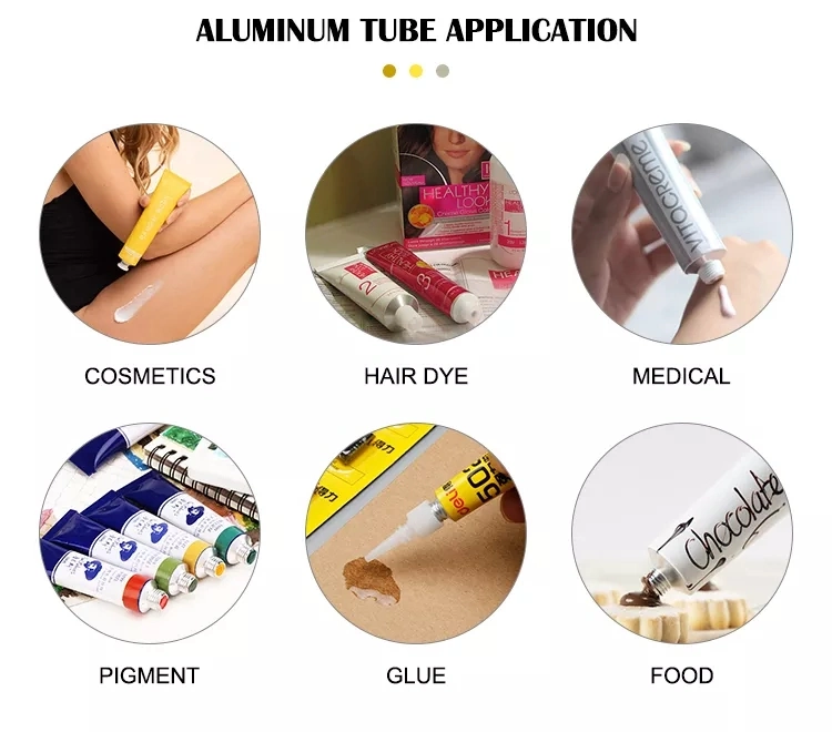 Wholesale Empty Cosmetic Aluminum Tubes Skincare Food Toothpaste Aluminium Collapsible Tube