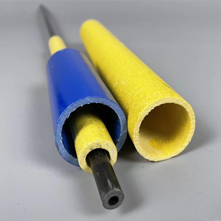 Quality Fiberglass Composite GRP Pultruded Tent Round FRP Hollow Tubing