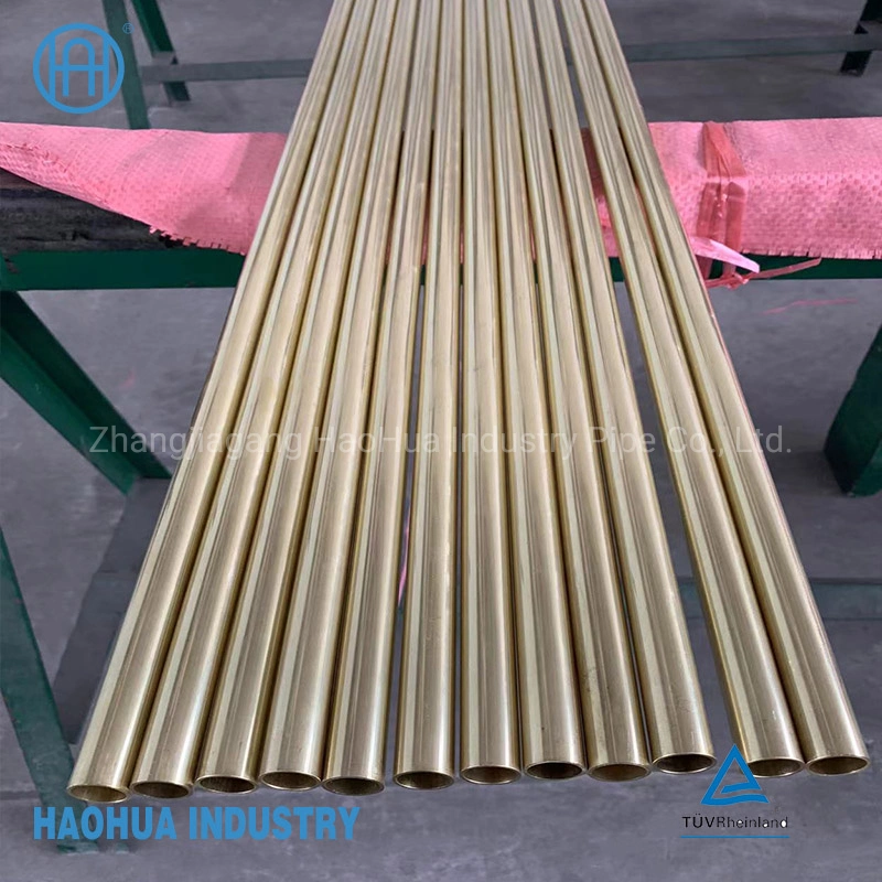 Round Shape Straight Copper Alloy Tube Seamless Tube