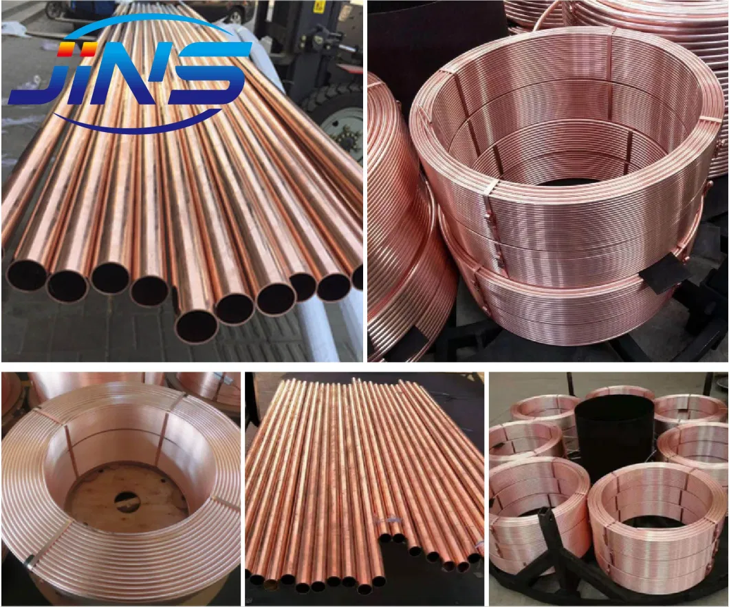 99.99% Copper Tubing Od 3/8 *0.51mm by 15 Meter Per Roll for Refrigeration