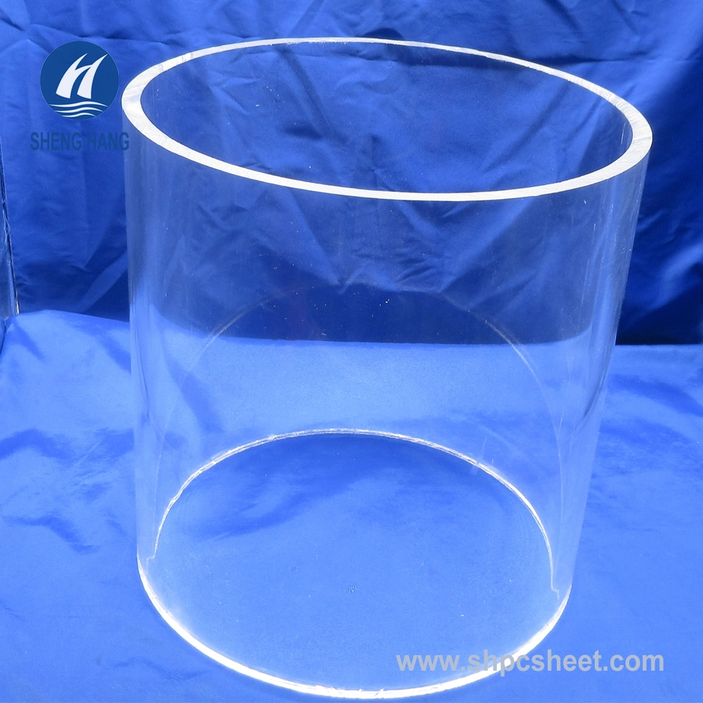 Large Diameter Cast Acrylic Cylinder Clear PMMA Tubing