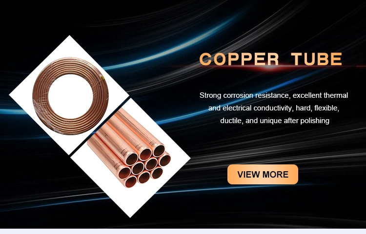 C10100 C11000 C12000 AC Copper Pancake Tubing / AC Copper Pipe