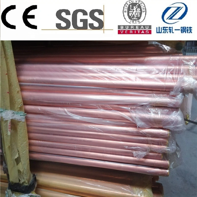 C12200 Straight Red Cold Drawn Copper Tube Factory