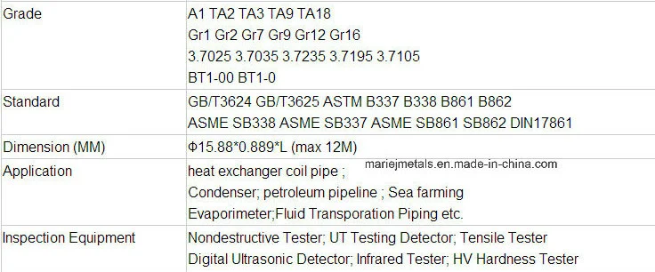 Gr5 Titanium Tube Titanium Alloy Cone Pipe Price