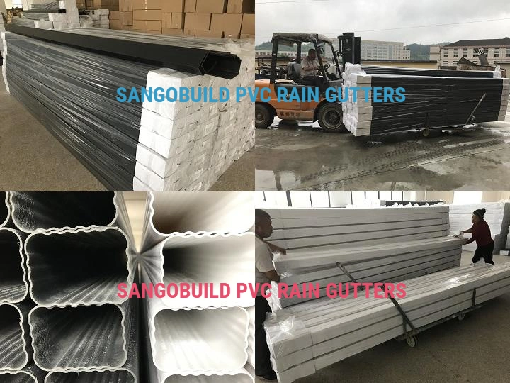 Customized Perforated Metal Aluminum Rain Gutter Not Distort South America Aluminum Pipe for Rain Water Collection