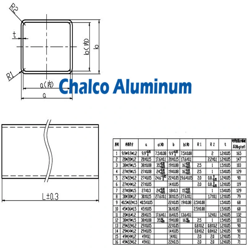 Square Condenser Header Pipe Tubing Price China