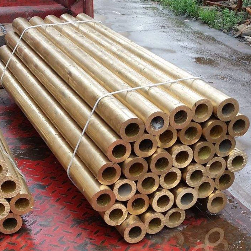 Brass Anodized Aluminum Hollow Pipe Tube Hollow Brass Tube