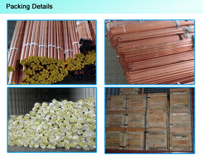 Soft Annealed ACR Copper Tubing with R410A Grade Copper Pipe Tube