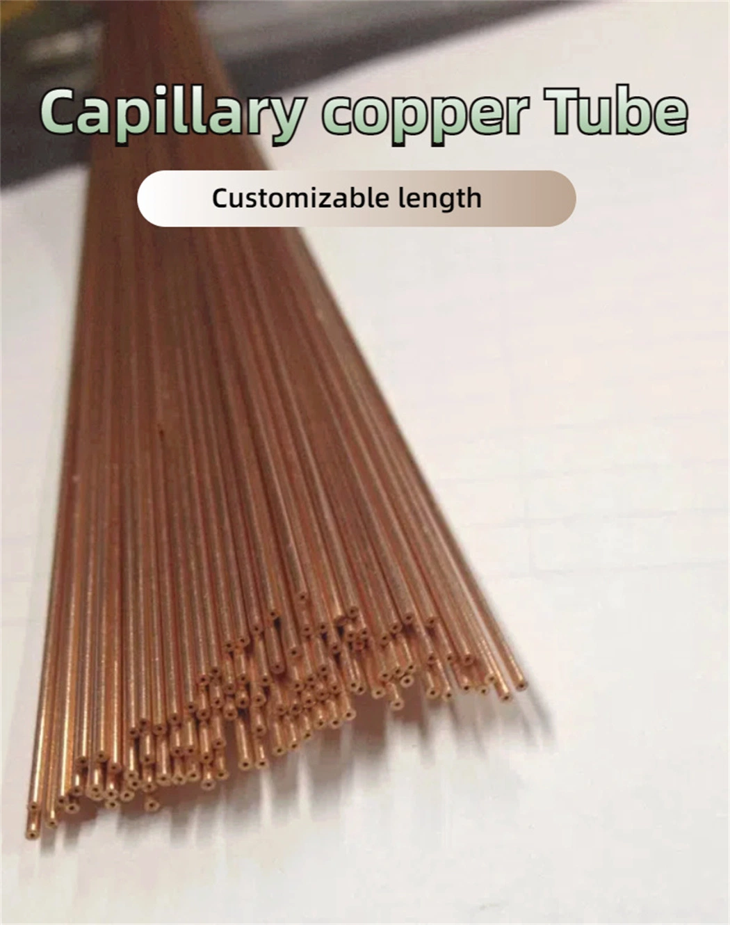 Factory Direct Sales Round and Straight Hydraulic Copper Tube