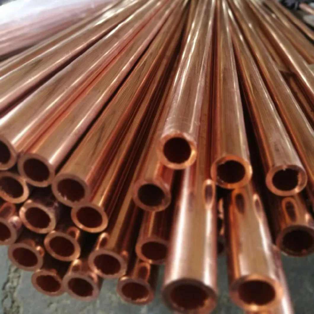 ASTM B280/B111/B152 C11000 C12200 C10100 C10200 Copper Bright Seamless Tube Copper Tube