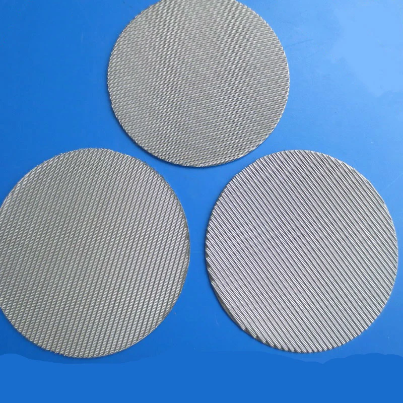 304 Stainless Steel Double Screw Plastic Extrusion Filter Screen