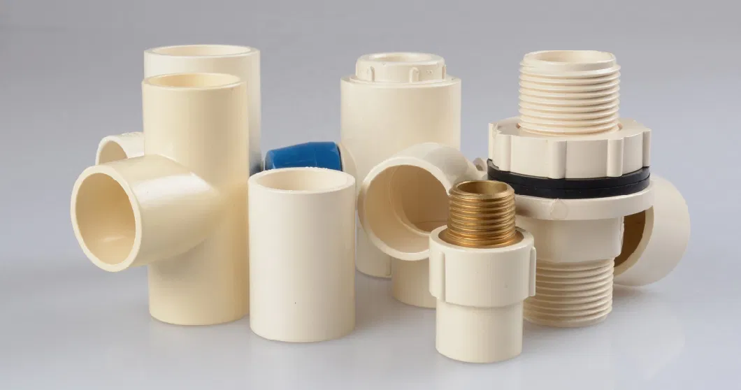 Chlorinated Polyvinyl Chloride CPVC Pipe Fitting Reducer Copper Socket Fitting Three Joint Pipe Tee Plastic Tube